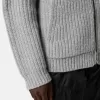 Sweater met capuchon, ritssluiting, zakken en vissersrib Sweater met capuchon, ritssluiting, zakken en vissersrib