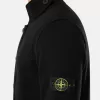 Sweater met knopen en vilten boorden