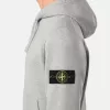 Sweatshirt met capuchon met trekkoord en ritssluiting.