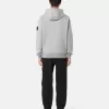 Sweatshirt met capuchon met trekkoord en ritssluiting.