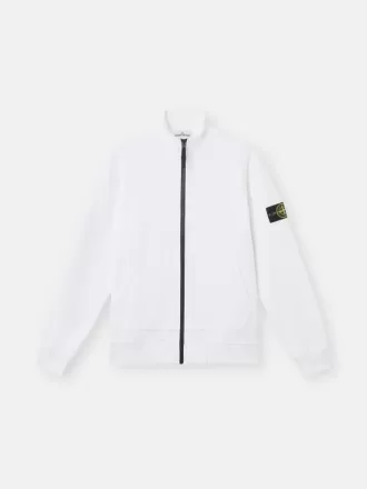 Sweatshirt met opgestikte zakken en ritssluiting