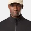 Sweatshirt met opgestikte zakken en ritssluiting