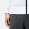 Sweatshirt met opgestikte zakken en ritssluiting