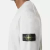 Sweatshirt met ronde hals en geribde details