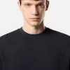 Sweatshirt met ronde hals en geribde details