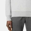 Sweatshirt met ronde hals en geribde details