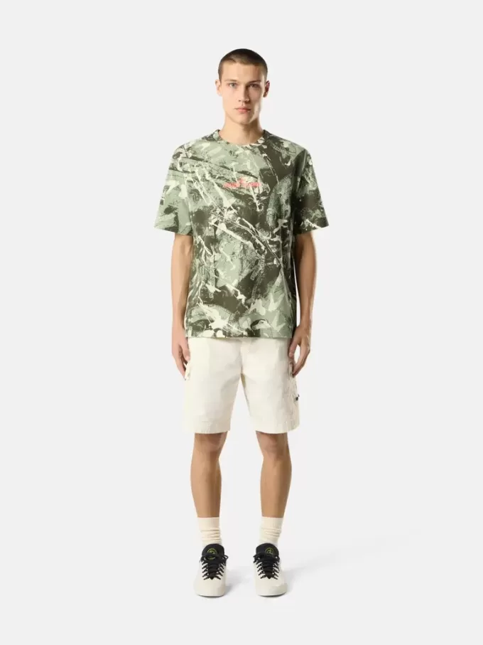 T-shirt met korte mouwen en ‘Scan Camo’-print T-shirt met korte mouwen en ‘Scan Camo’-print
