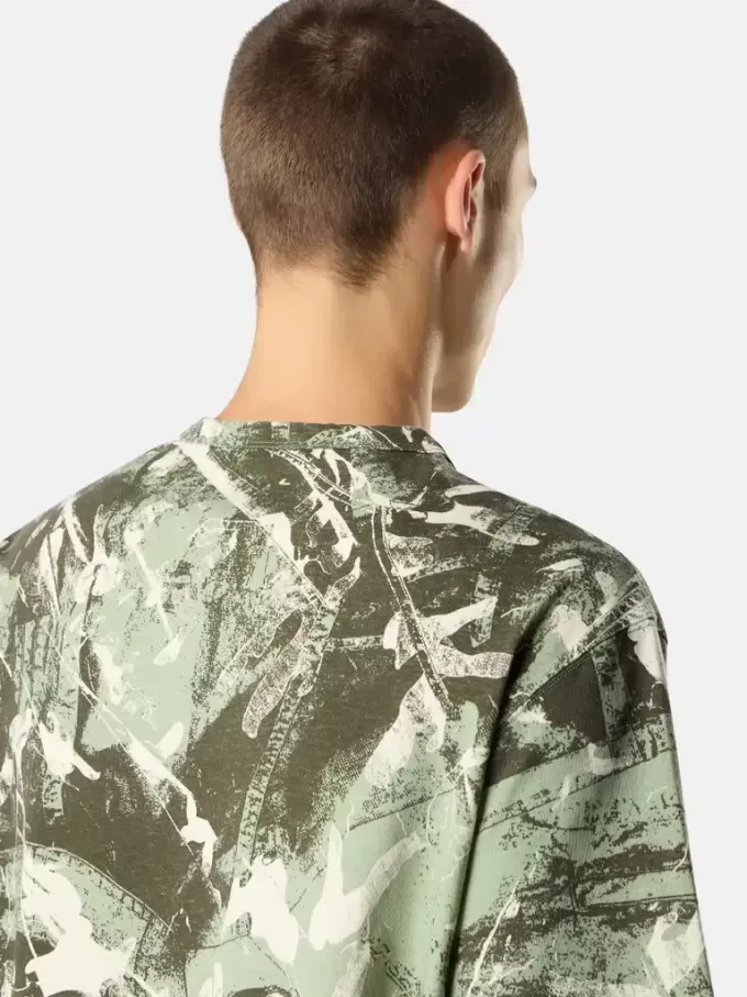 T-shirt met korte mouwen en ‘Scan Camo’-print T-shirt met korte mouwen en ‘Scan Camo’-print