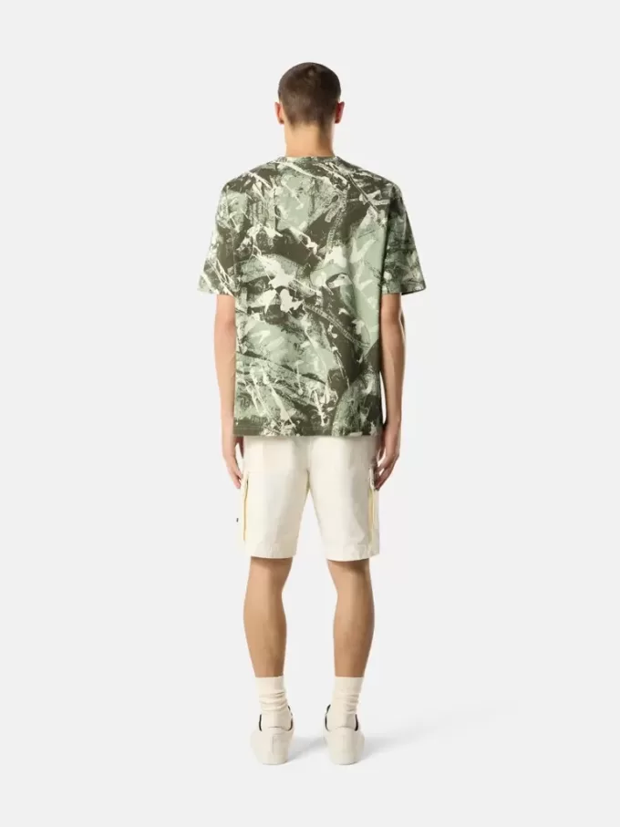 T-shirt met korte mouwen en ‘Scan Camo’-print T-shirt met korte mouwen en ‘Scan Camo’-print