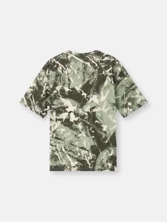 T-shirt met korte mouwen en ‘Scan Camo’-print T-shirt met korte mouwen en ‘Scan Camo’-print