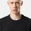 Trui met ronde hals en omgekeerde steken