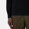 Trui met ronde hals en omgekeerde steken