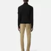 Turtleneck trui met fijne geribde boorden Turtleneck trui met fijne geribde boorden
