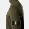 Turtleneck trui met geribde boorden
