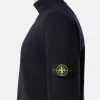 Turtleneck trui met geribde boorden