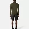 Turtleneck trui met geribde boorden