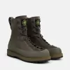 Wandelschoen met dubbele vetersluiting en profielzool